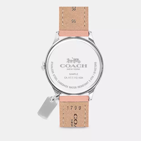 Brand New! Coach Leather Watch - Picture 3 of 3
